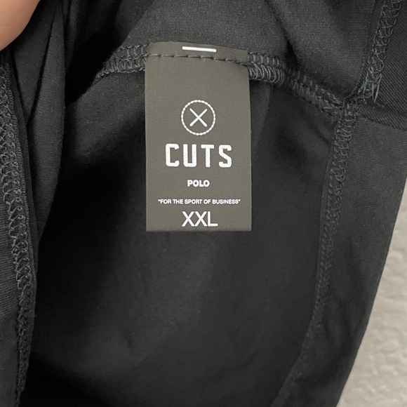 NWOT CUTS Curve Hem Polo Dark Green XX-Large - Picture 6 of 6